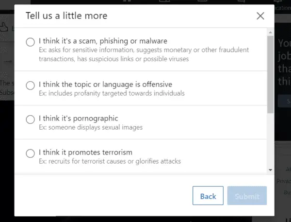 Block Linkedin Ad I Think Something Else