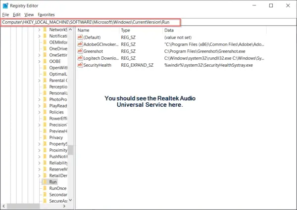 realtek audio problem windows 10 1903