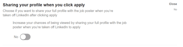 Sharing Your Profile Linkedin Privacy Settings Job Search