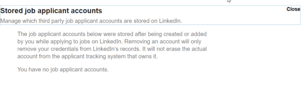 Stored Job Applicant Accounts Linkedin