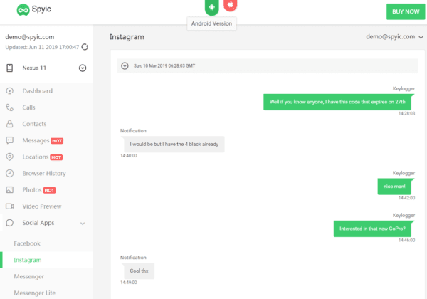 android version of spyic