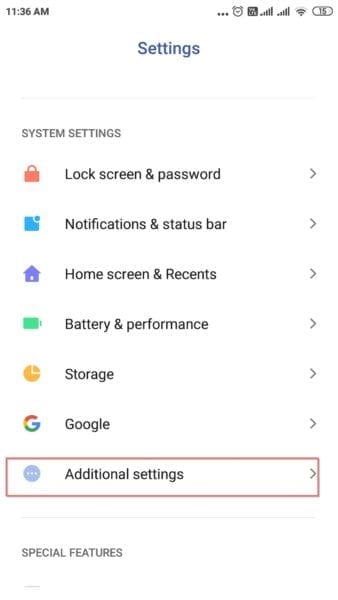 How to Uninstall Bloatware and System Apps in Xiaomi & MIUI 3 redmi note 4 additional settings