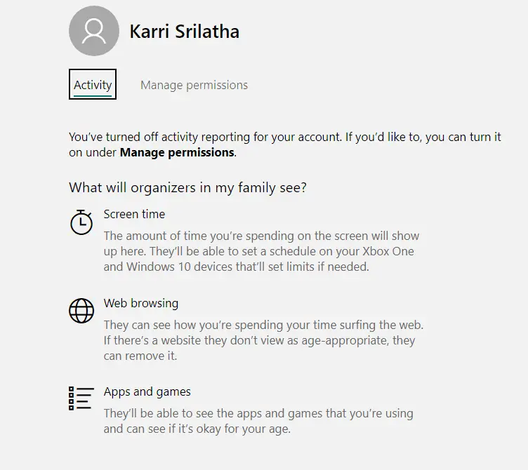 Microsoft Family Safety - 8 Parental Controls 14 manage permissions by child microsoft family safety