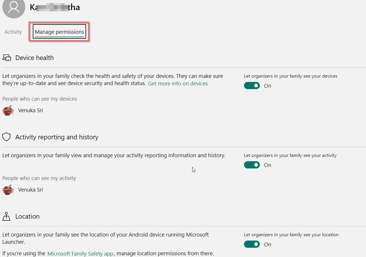 Microsoft Family Safety - 8 Parental Controls 15 give access to parent