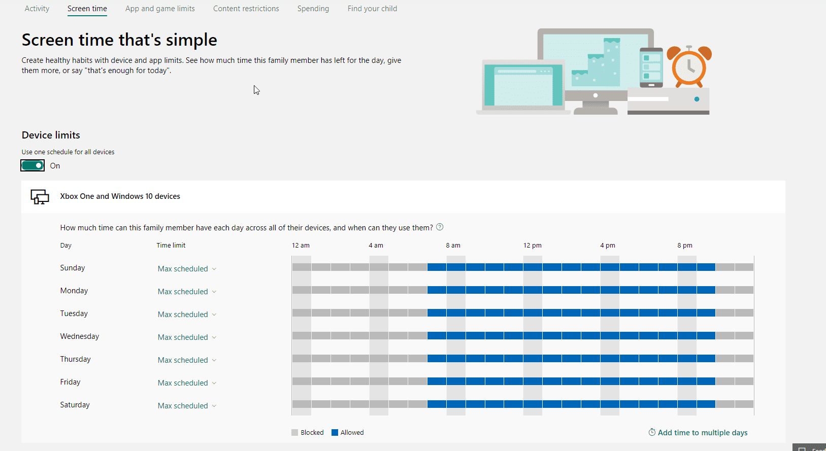 Microsoft Family Safety - 8 Parental Controls 7 windows family screen time details