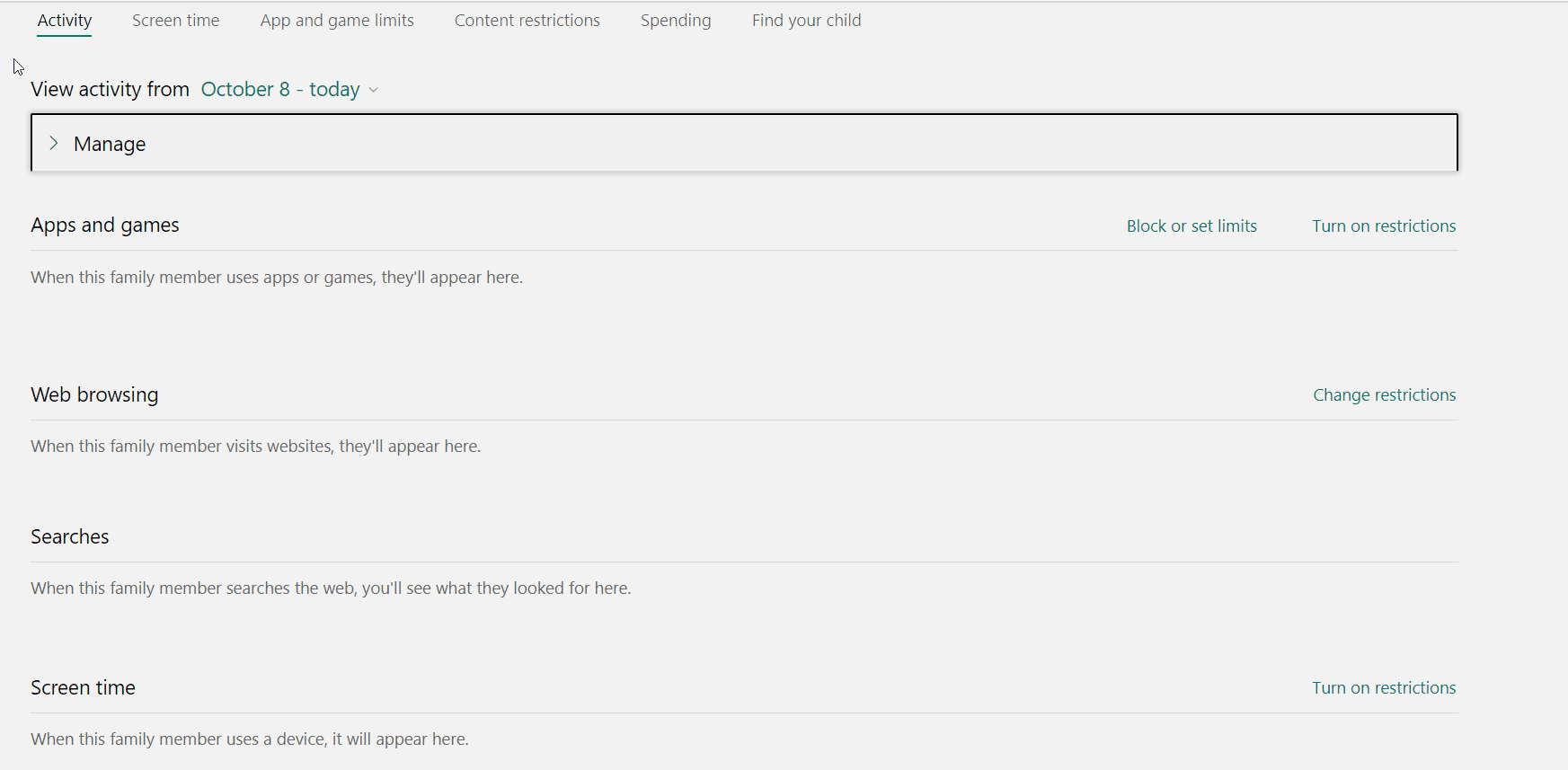 Microsoft Family Safety - 8 Parental Controls 5 microsoft family activity manage