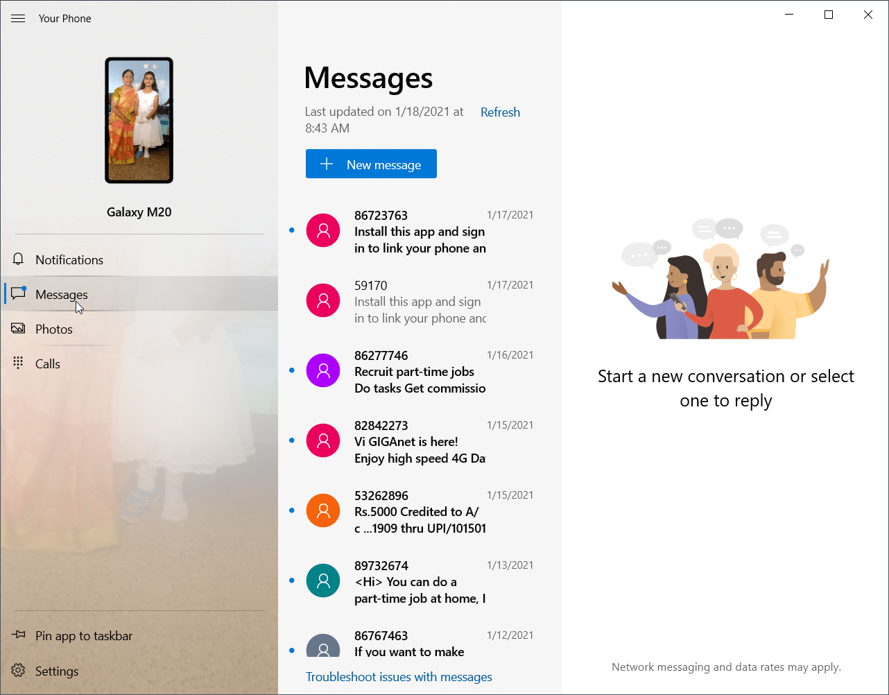 Your Phone Connect Android To Pc