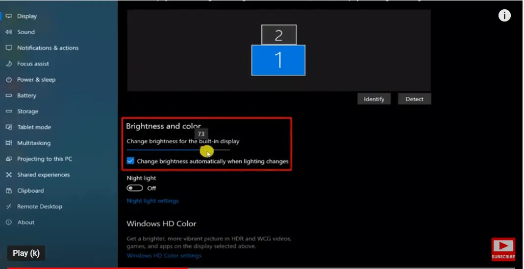 dell brightness control not working windows 10