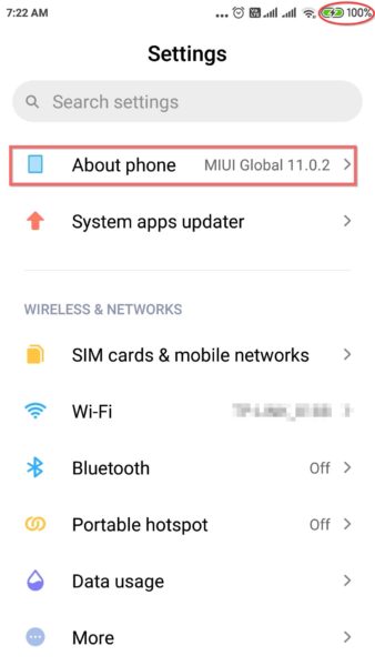 xiaomi miui 11 settings