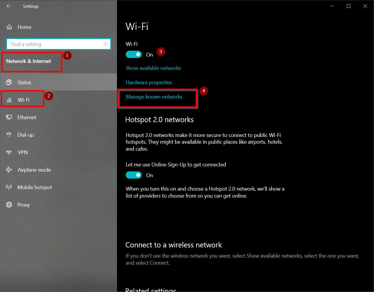 The Golden Throw Fix for connecting Windows 10 WiFi automatically 5 network and internet manage known wi fi networks windows 10