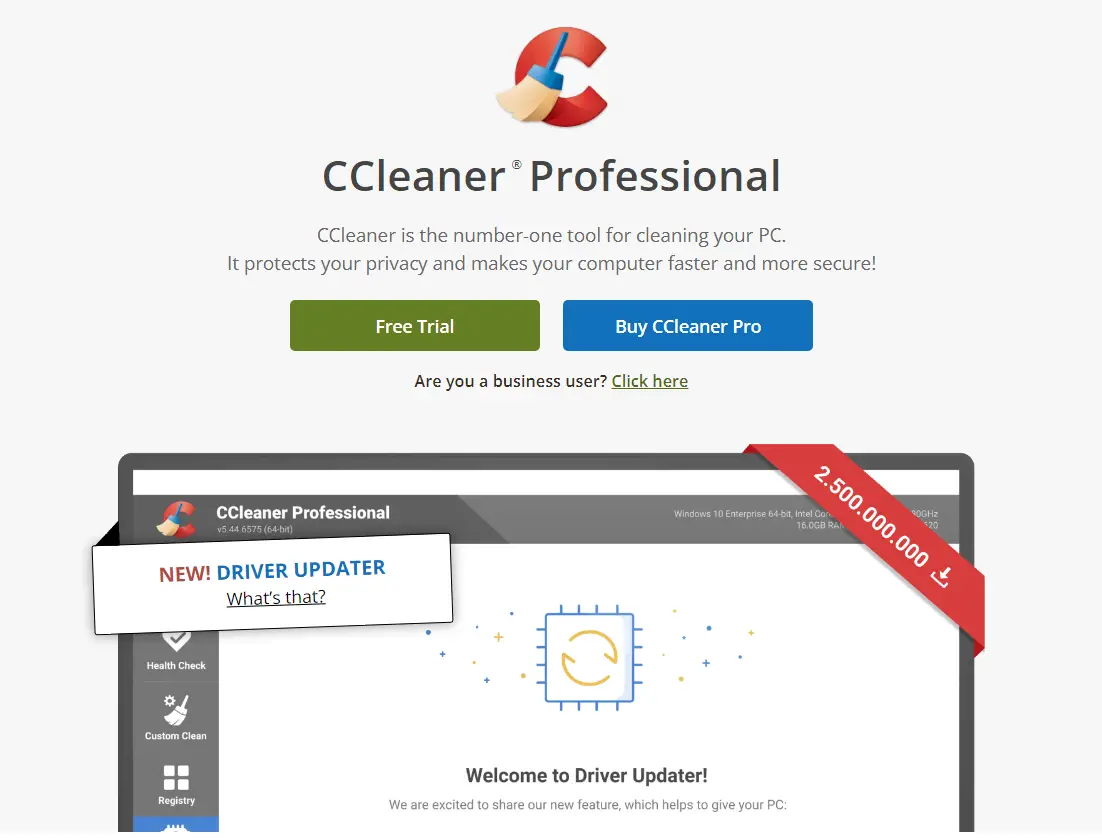 CCleaner Professional Review - What's new in 5.85 and Features 1 Ccleaner-Driver-Updater