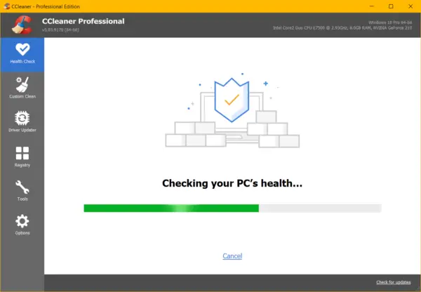 CCleaner Professional Review - What's new in 5.85 and Features 7 Checking Pc Health Ccleaner Professional Review 2021