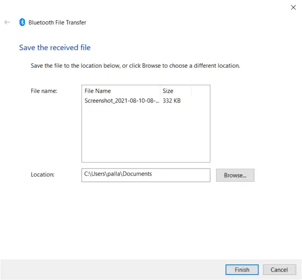 How to Send Files via Bluetooth between Windows 10 and Android 13 save received file windows 10 bluetooth