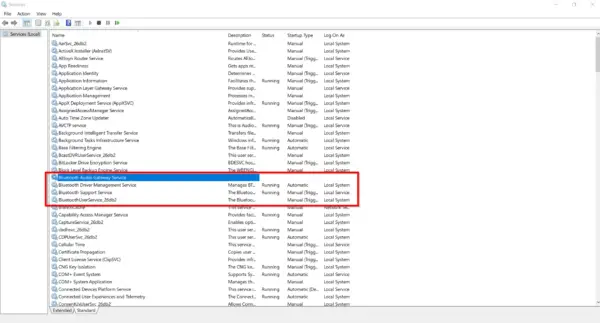 Fix - That didn't work. Make sure your Bluetooth device is still discoverable, then try again - Windows 10 9 Start Bluetooth Services Windows 10