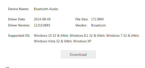 bluetooth driver download windows 7