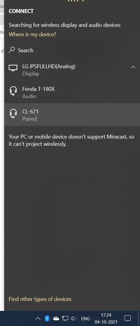 Bluetooth Audio Gateway Service Stopped or Not Running in Windows 11 or 10 or 7 1 scan and search for wireless devices windows 10
