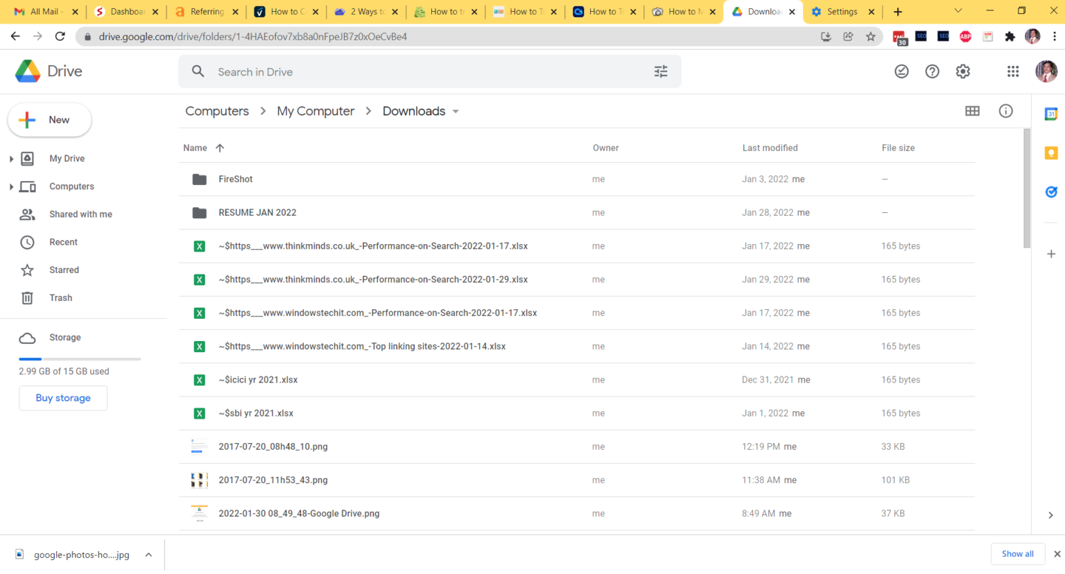 Google Drive Preferences - What are the Settings of 