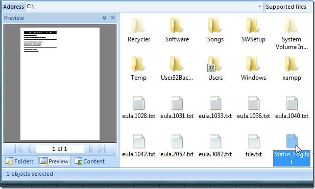 Get Windows 8 Ribbon UI in Windows 7 - BExplorer and STDU Explorer 9 STDU Explorer render images