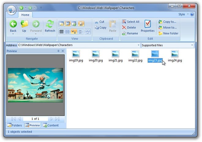 Get Windows 8 Ribbon UI in Windows 7 - BExplorer and STDU Explorer 7 STDUExplorerp preview images