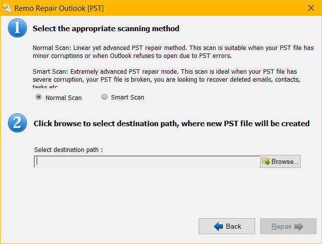 Outlook 2021 PST Repair Tool Review - Normal and Smart Scan 2 Outlook 2021 Pst Repair Scan