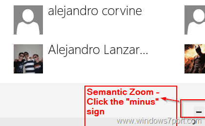 semantic zoom people app windows 8