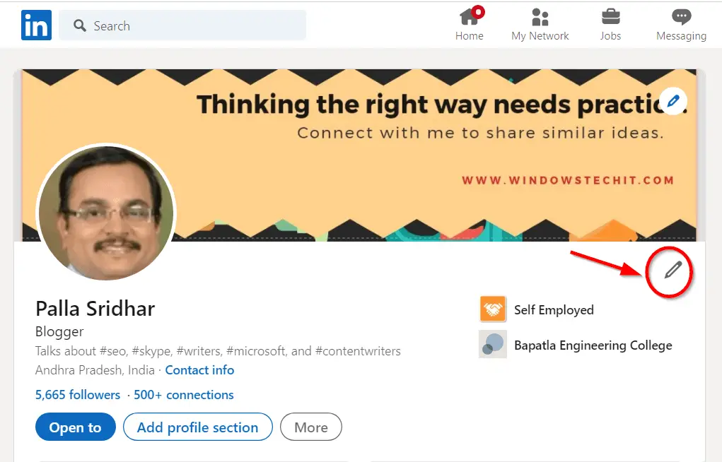 How to Edit and Update About Section in LinkedIn - Easy Steps 2 Linkedin Profile Section