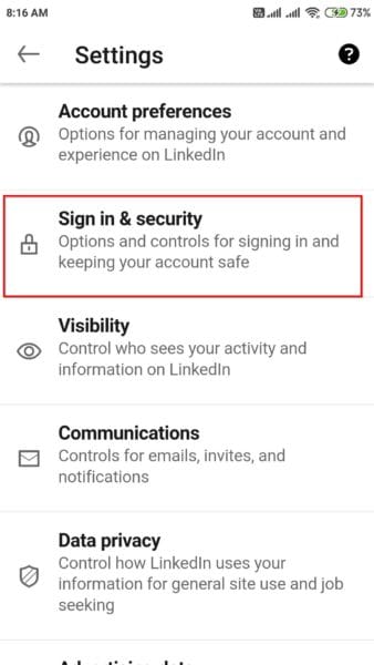 How to Enable LinkedIn Two Factor Verification on Desktop and Android 5 Linkedin Sign In Security Android