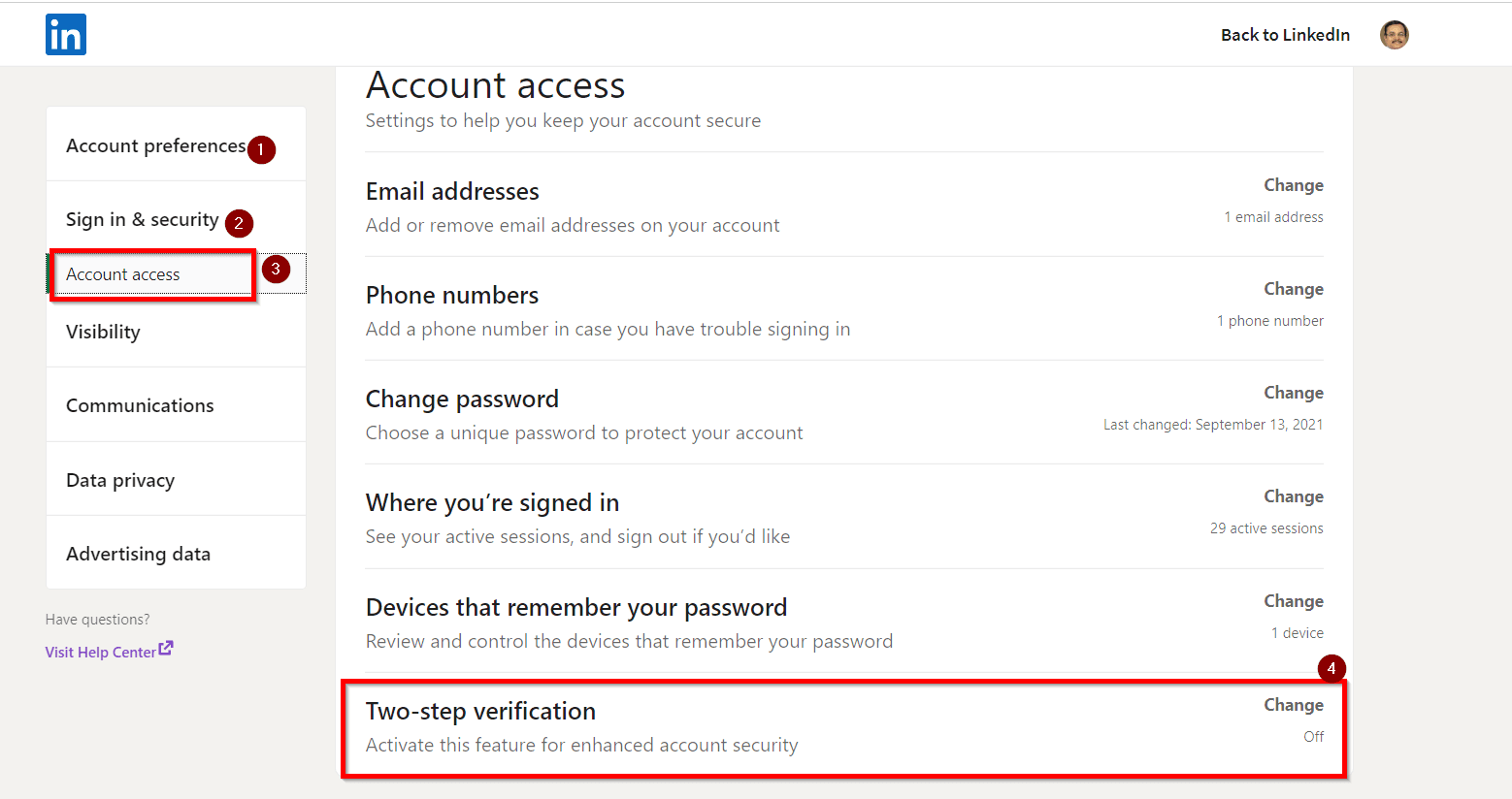 How to Enable LinkedIn Two Factor Verification on Desktop and Android 1 Linkedin Two Step Verification