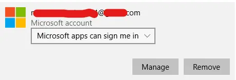 remove personal microsoft account from work pc windows 10