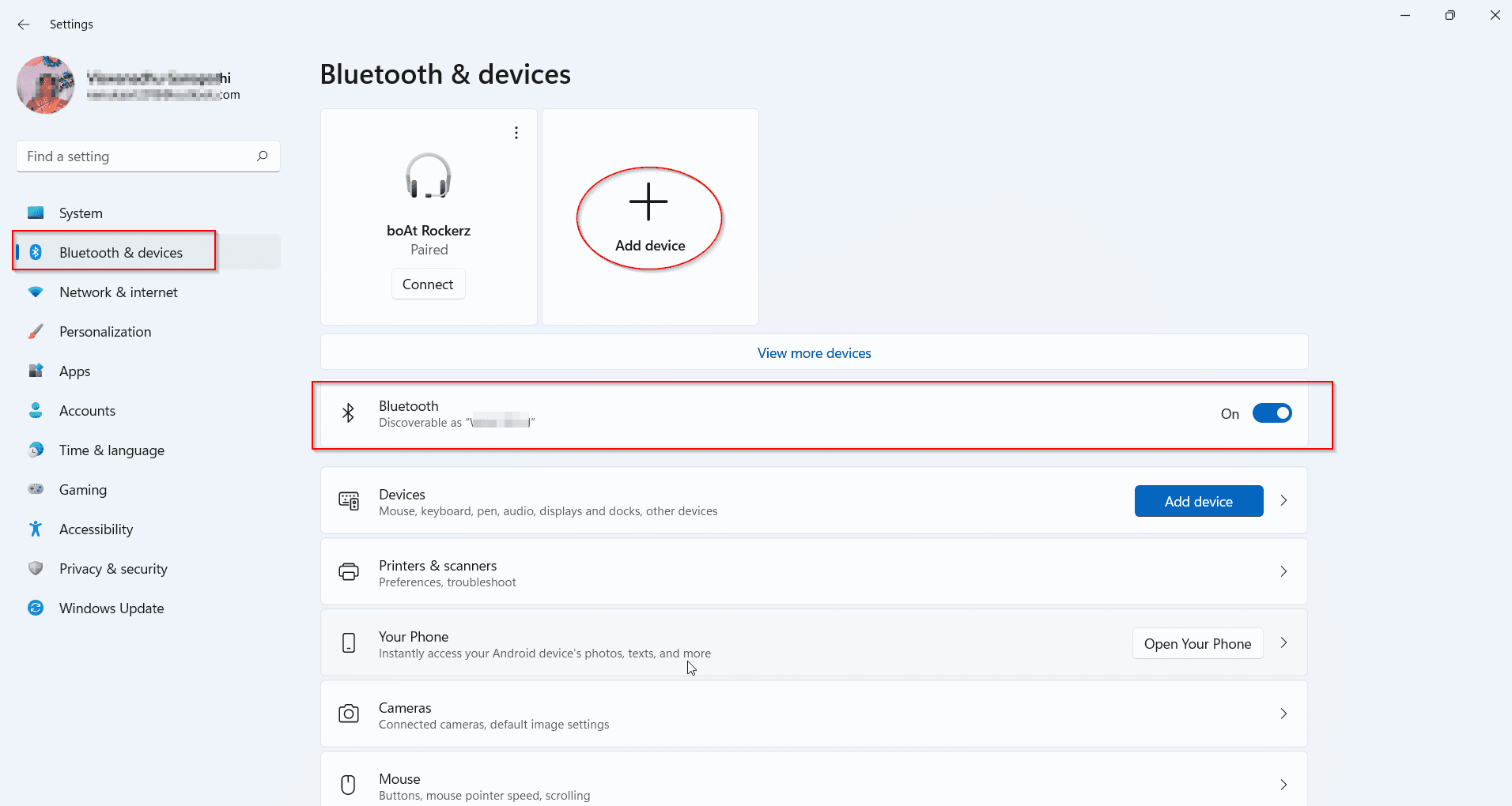 How to Turn On Bluetooth in Windows 11 - Connect and Pair 2 turn on bluetooth option
