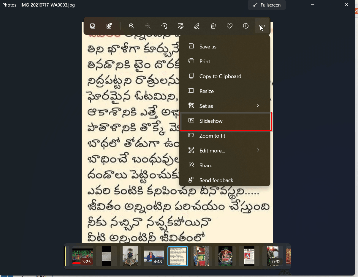 How to Fix Windows 11 Photos App "Next/Previous" Not Working? 3 windows 11 photos app slideshow