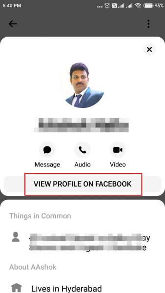 How to Delete Someone on Messenger in 2022? 5 View Profile On Facebook