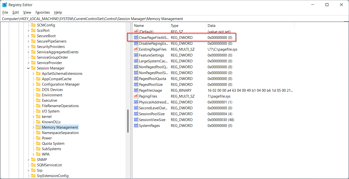 Fix Windows 11 High RAM Usage - 10 Solutions 5 Change Registry Reduce Memory Leak Windows 11