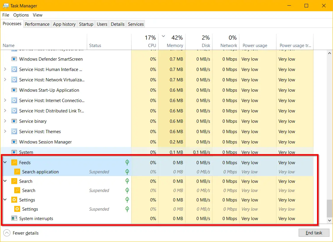 Fix Search Application Task Manager Issues on Windows 11/10 4 Search Application Task Manager Windows 10