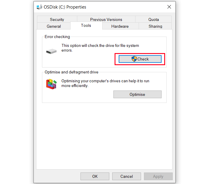 How to Repair Error Code 0xc00000e9 on Windows 10 4 Check Hard Disk Windows 10