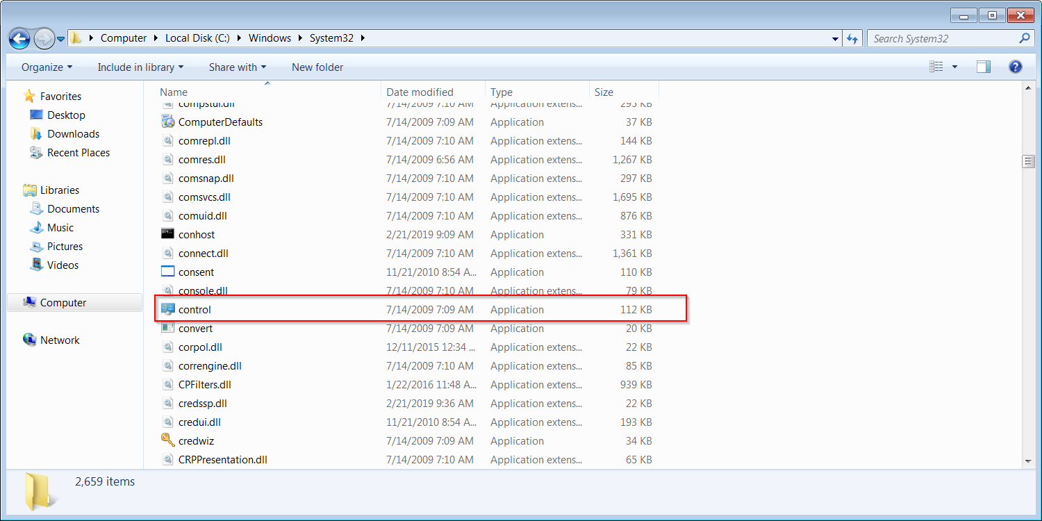 How to Open Control Panel in Windows 7 4 Open Control Panel From System Folder Windows 7