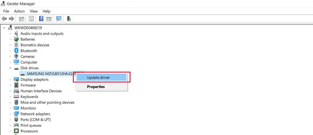 Fix error code 0xc00000e9 with latest drivers Update Peripheral Drivers Windows 10