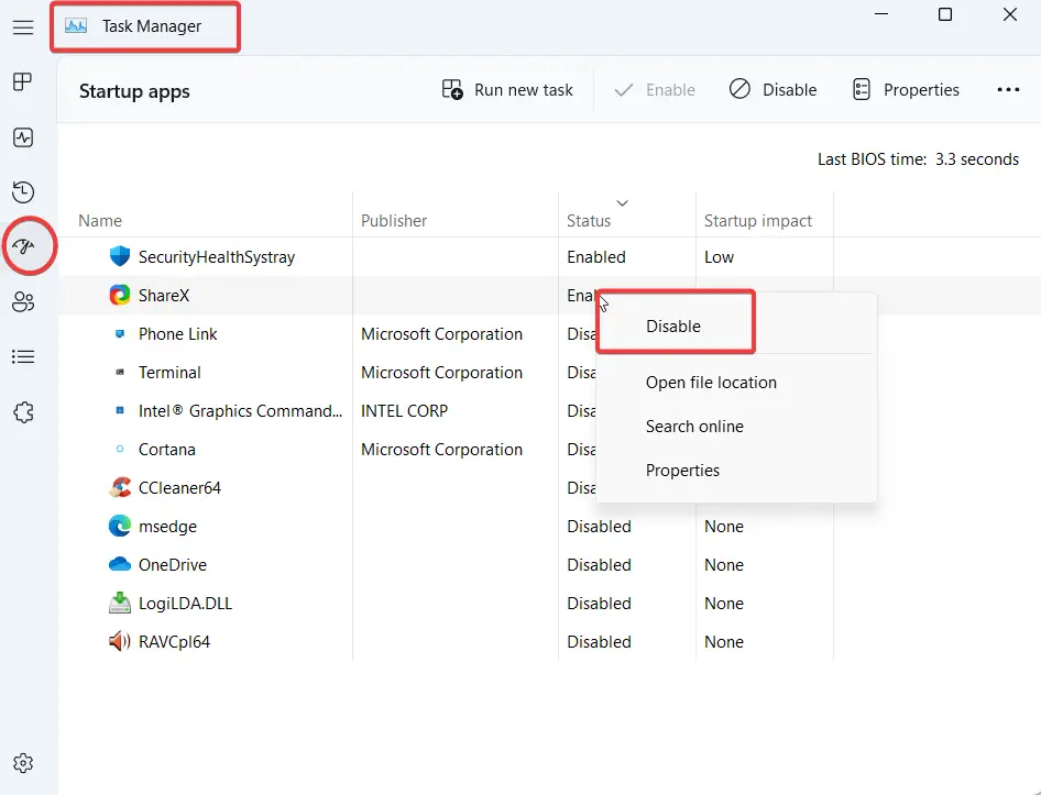 Don't Worry of Windows 11 high Memory Usage (40% is normal) - 8 Solutions 10 Disable Startup Items Windows 11