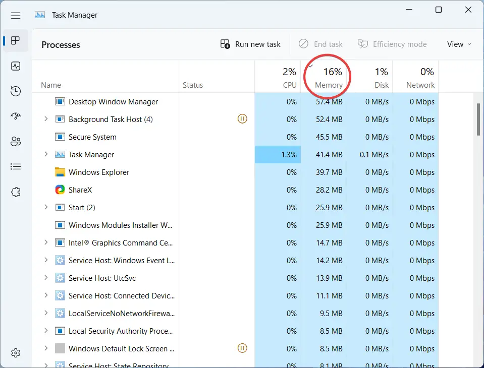 Don't Worry of Windows 11 high Memory Usage (40% is normal) - 8 Solutions 1 Memory Usage Without Chrome Edge Windows 11