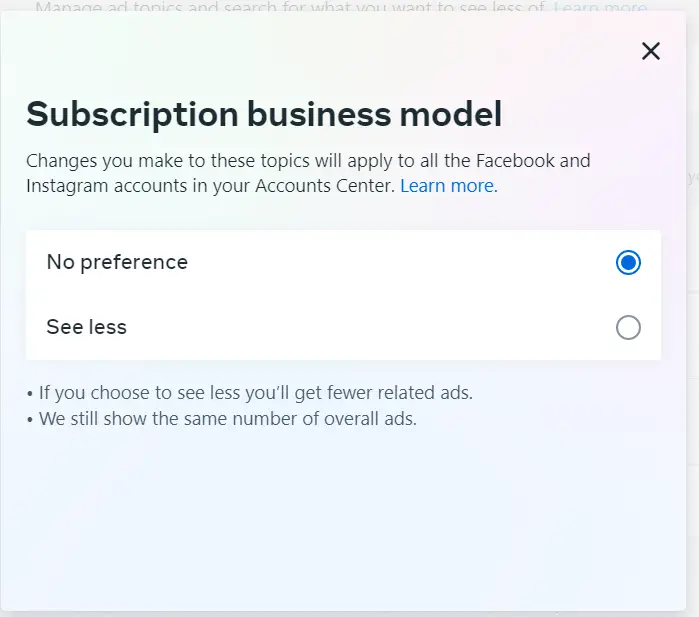 How to Set Ad Preferences to get less Ads on Facebook 6 Set Ad Preferences Facebook 2023