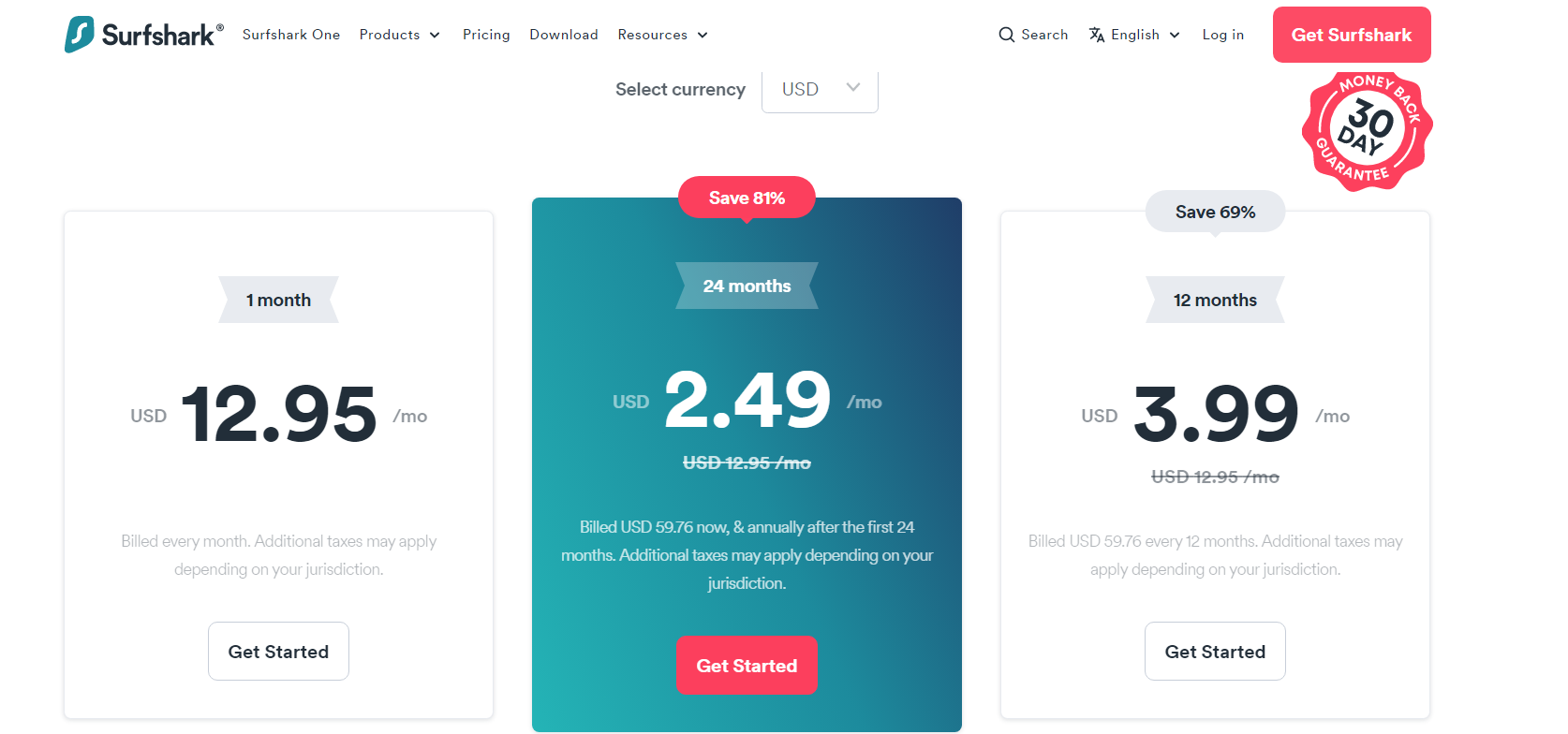 SurfShark Review 2023 - How to Use VPN in Laptop 3 surfshark pricing