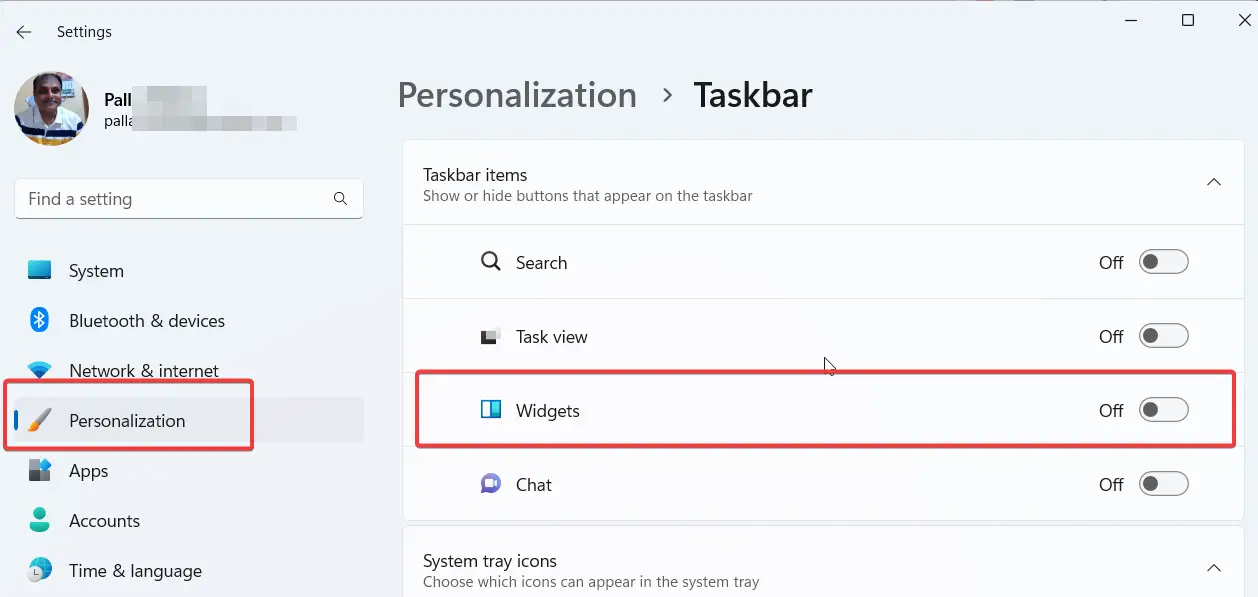 Don't Worry of Windows 11 high Memory Usage (40% is normal) - 8 Solutions 8 Turn Off Widgets Windows 11