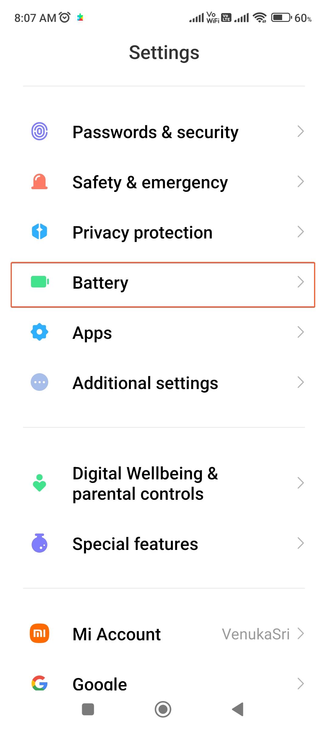 How to Schedule Power On/Off Android 12 Automatically in 30 secs? 3 android 12 settings battery