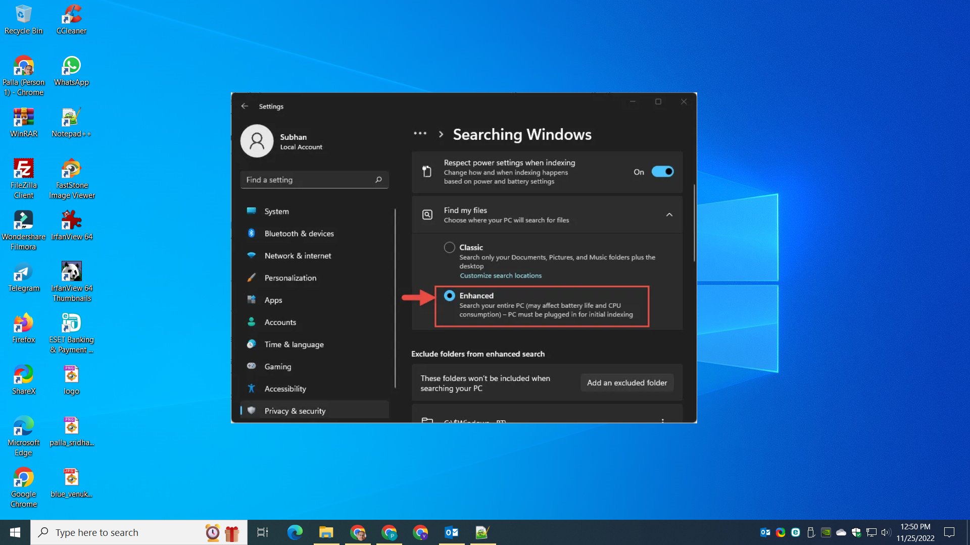 How to Fix Outlook Indexing is Paused on Windows 11/10 5 Enhanced Search Windows 11