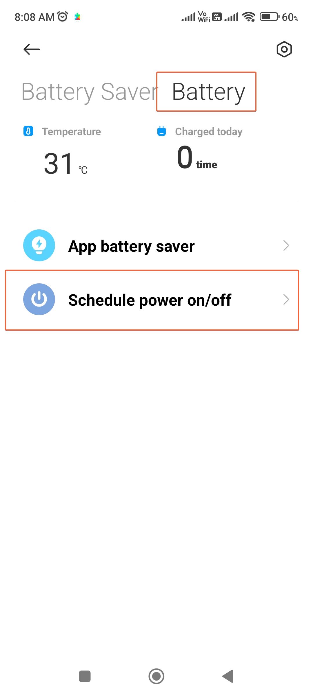 How to Schedule Power On/Off Android 12 Automatically in 30 secs? 4 schedule power settings android 12