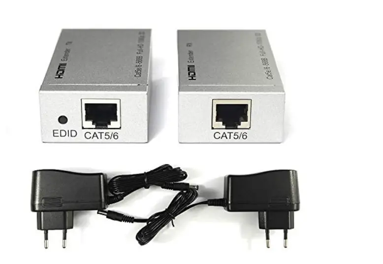Video over Ethernet and 4k 1080p at Gigabit transfer rate - Cable as an HDMI Extender 5 Hanutech Hdmi Extender Upto 100M Over Ethernet Via Single Cat 5E Or 6 Receiver Transmitter Full Hd 1080P
