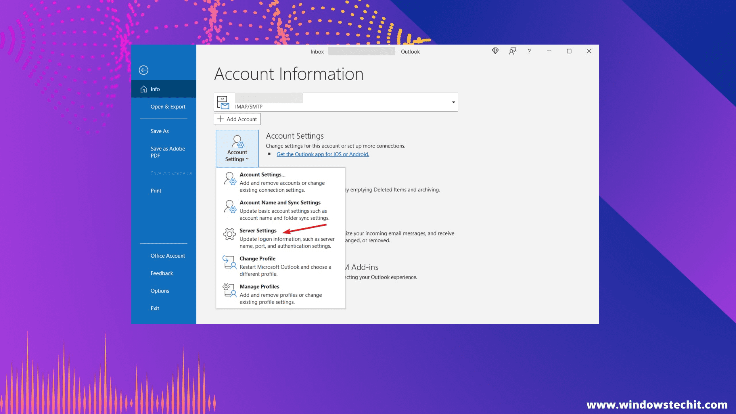 New Ways to Fix Outlook Error 0x800ccc92 in Office 365/2019/2016 6 Outlook 2019 Server Settings