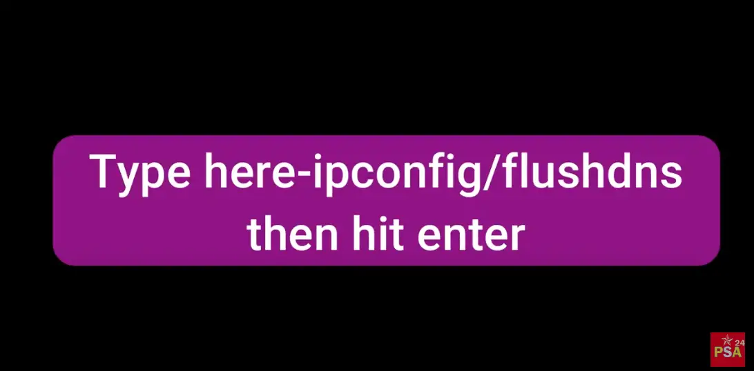 Fix the YouTube Error Message - Youre Offline. Check your Connection 3 command prompt ipconfig