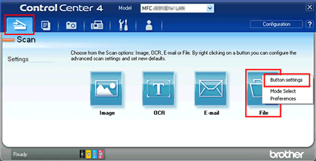 Solutions with Brother Control Center 4 on Windows 11 4 Scan Using Brother