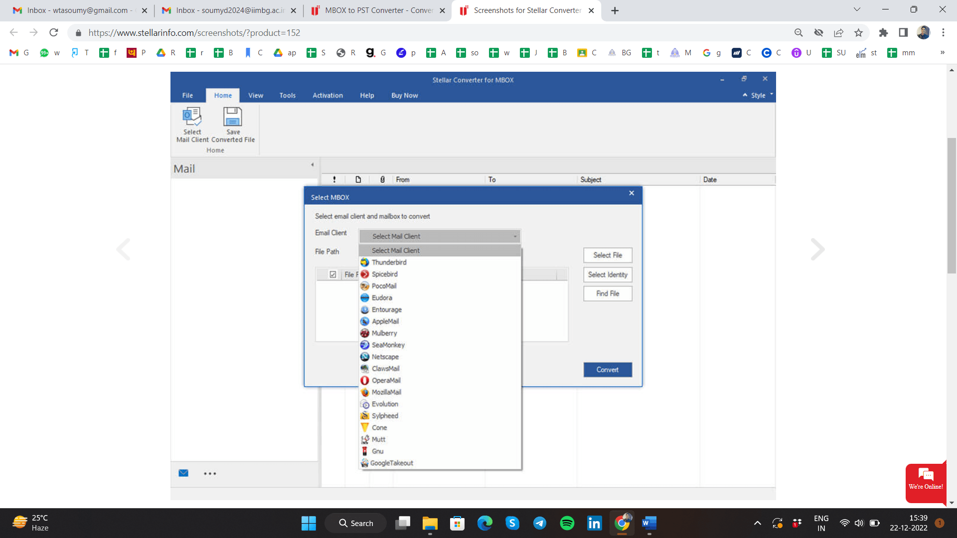Stellar Converter for MBOX - Special Features, How to Use and Pricing 2 select mbox mail client